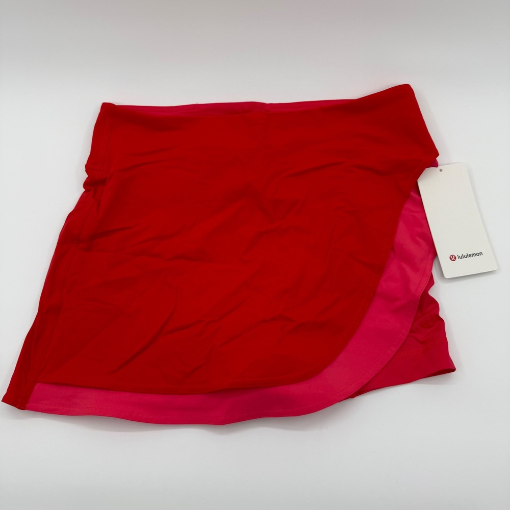 lululemon athletica Red and Pink Women’s Athletic Skort
